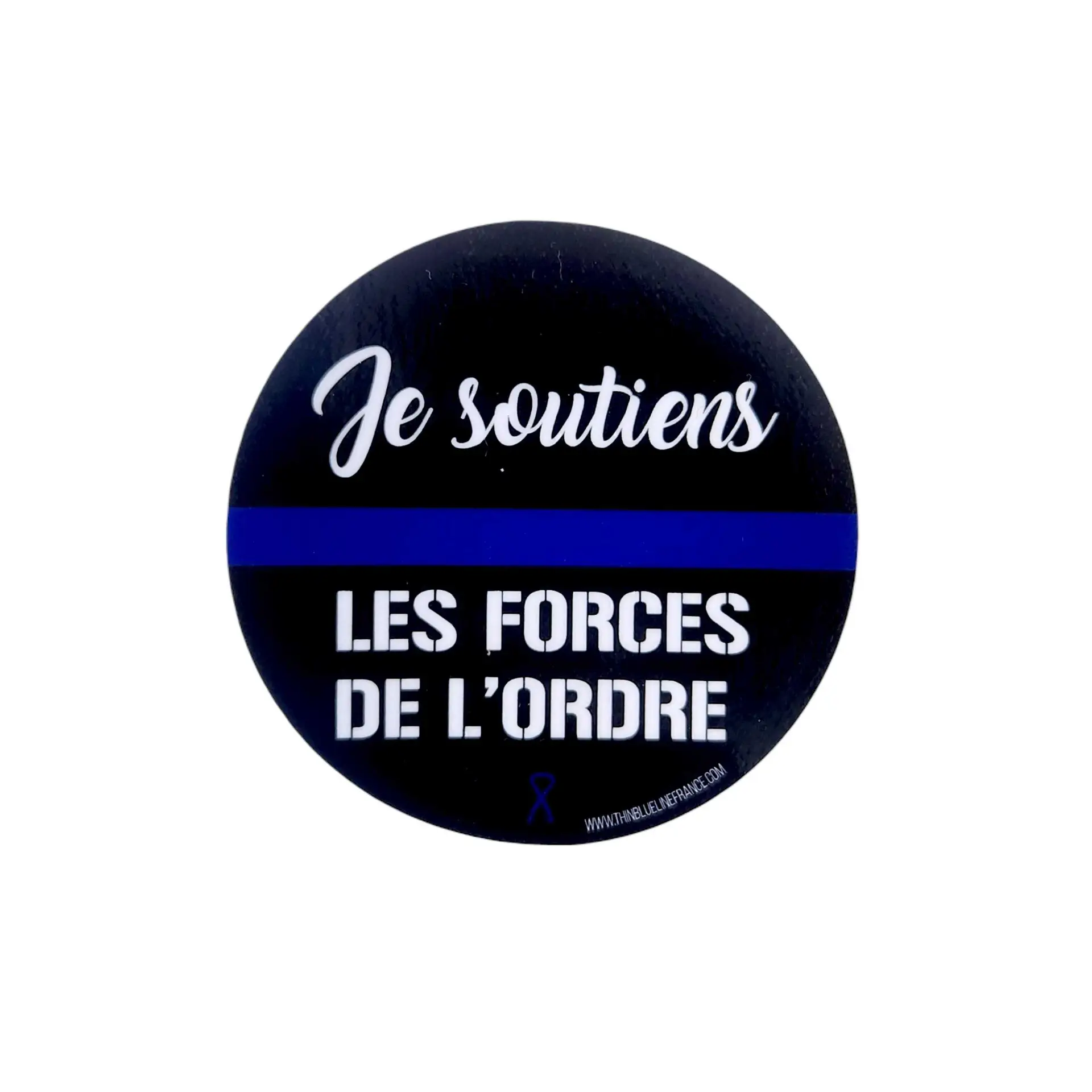 STICKER "JE SOUTIENS LES FDO" Matériel & équipement tactique pour les héros du quotidien Thin Blue Line France sticker