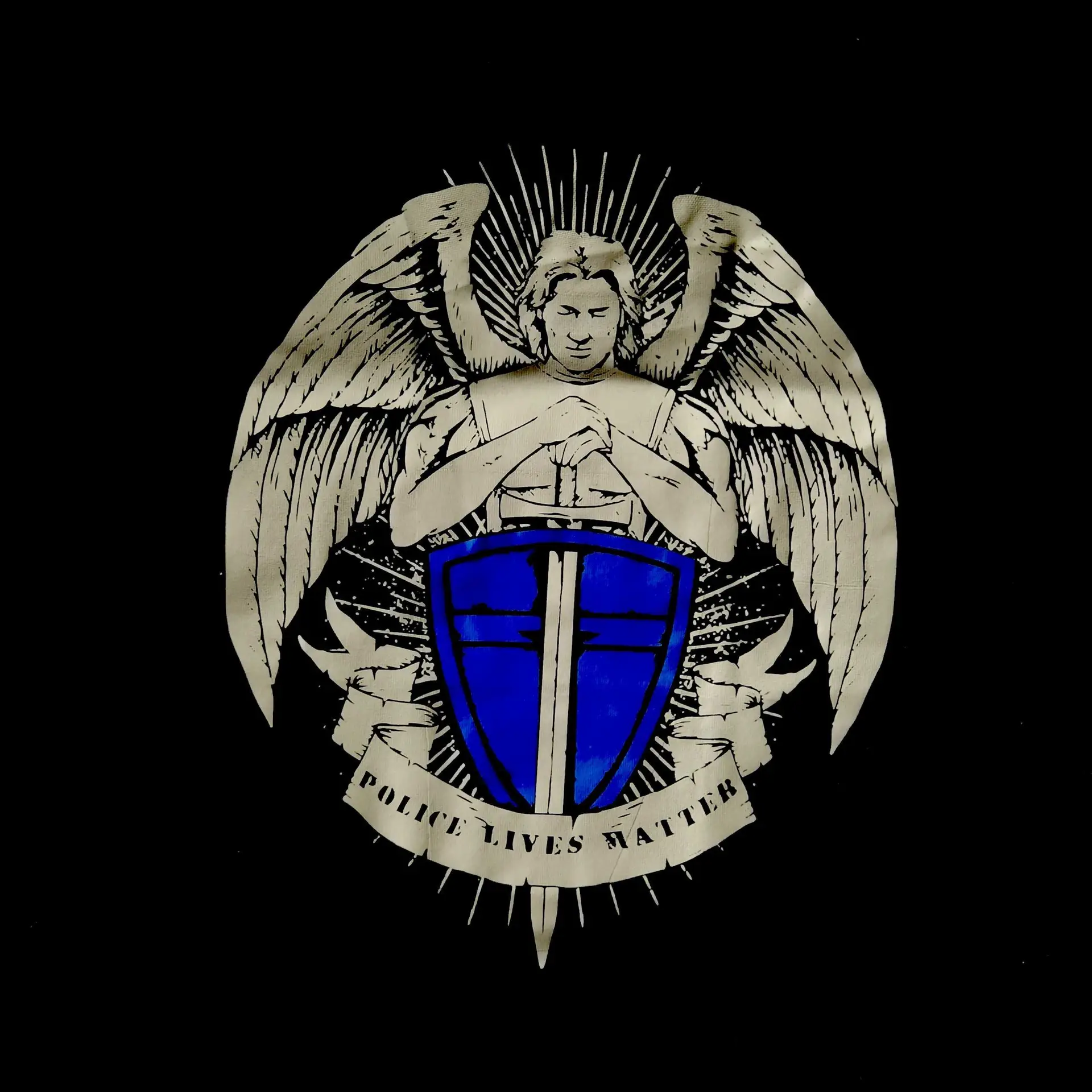T-SHIRT FEMME SAINT MICHEL - TBLF Matériel & équipement tactique pour les héros du quotidien Thin Blue Line France thin blue line france produits